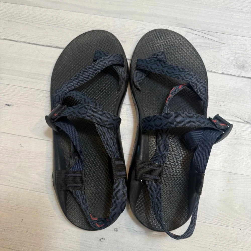 Chaco mens Z2 classic sports sandal blue black size 12‎